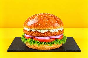 Desi Mint Crunch Burger