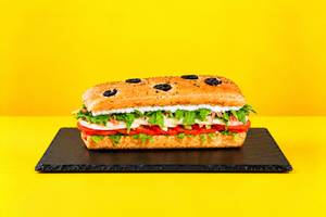 Garden Fresh Veggie Focaccia Sandwich