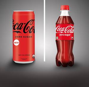 Coca Cola Zero Sugar 330ml Can OR 475ml Bottle