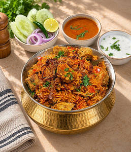 Chaap Tikka Dum Biryani [Serves 1]