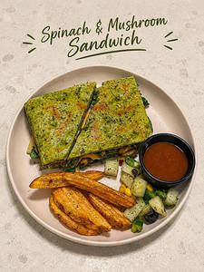 Spinach & Mushroom Sandwich