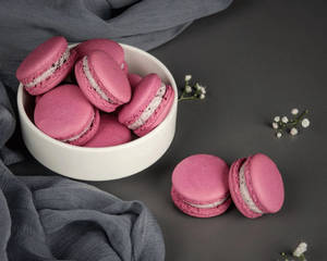 Blueberry Macaron
