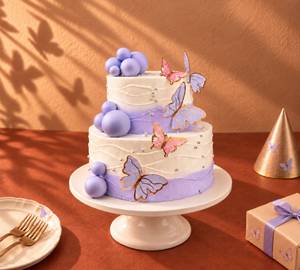 Butterfly Bliss Cake 750 Gms