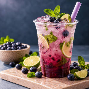 Blue Berry Blast Mojito
