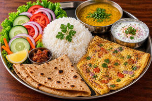 Egg Meal With Salad