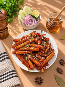Honey Chilli Potato [Serves 1-2]