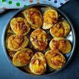 Butter Fry Boiled Egg