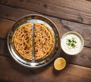 Aloo Paratha 2 Pcs,Dahi