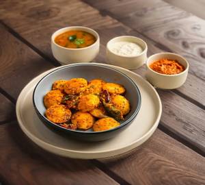 Tawa Fried Podi-idli (2 Pieces)