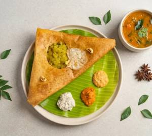 Garlic Butter Masala Dosa