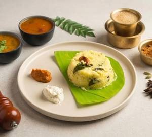 Ghee Pongal [320G + Sambar + Chutney - Ghee] - (Serves 1)