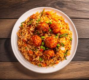 Veg manchuria fried rice