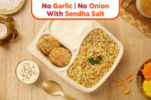 Sabudana Khichdi Vrat Thali
