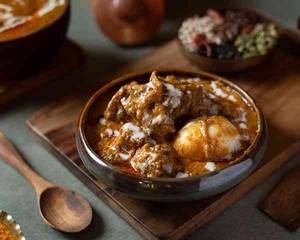 Mutton Korma With Egg
