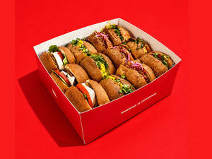 The Green Box - Box Of 12 Mini Sandwiches