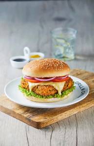 Jamaican Paneer Burger