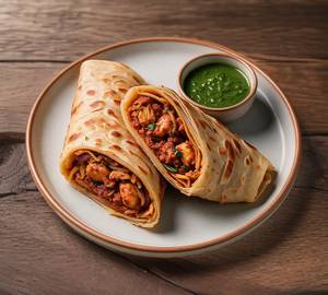 Chicken Bhuna Roll                                        