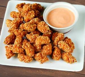 Crispy chicken popcorn box