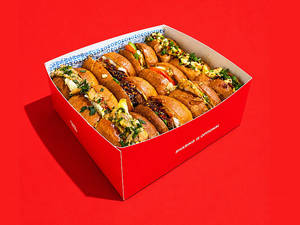 The Cluck Feast – Box Of 12 Mini Sandwiches