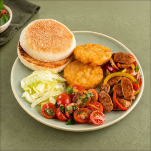 Smoked Sausages with Hashbrown