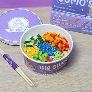 Purple Glazed Poke Bowl