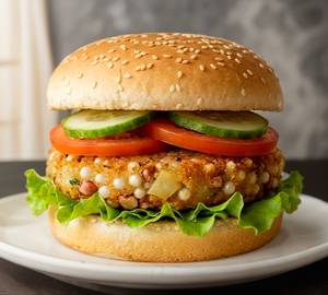 Crispy Sabudana Burger