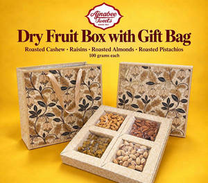 Dry Fruit Box With Gift Bag