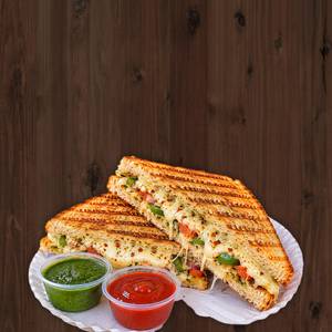 Cheese Paneer Grill Sandwich.