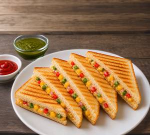 Corn Grilled Sandwich (4 Pieces)