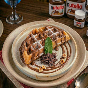Nutella Waffles ( 2 Pcs)