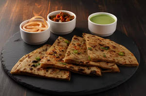 Mix Paratha ( Aloo, Gobhi, Onion)