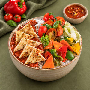 Peri Peri Paneer Rice Bowl