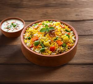 Jain Veg Biryani With Raita | No Onion No Garlic