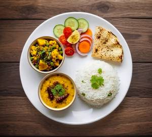 Dal Chawal Sabji