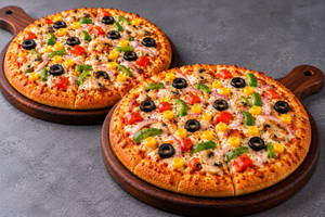 Veggie Exotica Pizza (Medium) Combo