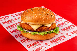 Danny's Special Grilled Chicken Burger.