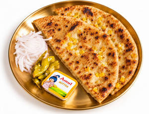 Cheese Corn Parantha