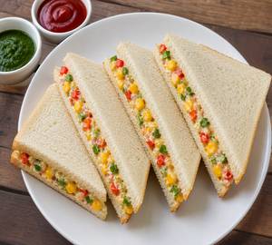 Veg Corn Sandwich  (4 Pieces)