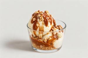 Caramelt Down Ice Cream Sundae