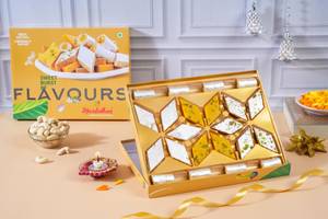 GOLD (P)500g MIX KAJU KATRI & ROLL DIWALI BOX