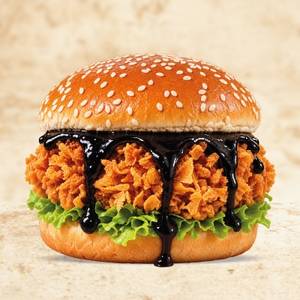 Halloween Chicken Burger