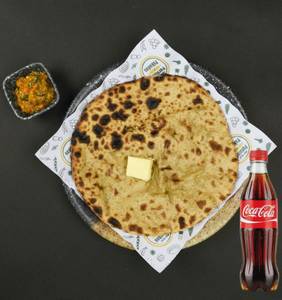 Chicken Keema Paratha + Drink Combo