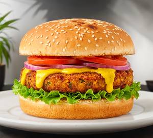 Veg Crunchy Masala Burger