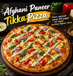Afghani Paneer Tikka Pizza