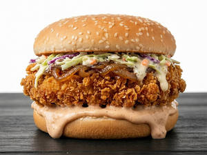 Korean Crunch Chicken Burger