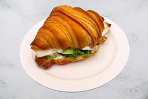 Roasted Chicken Salad filled Croissant