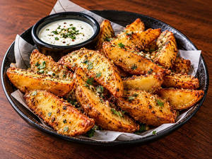 Golden Herb Wedges