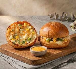 Veg Pizza  Burger