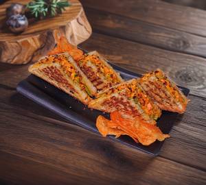 Cheese chilly garlic sandwich
