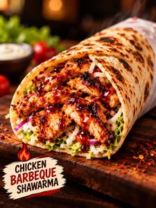 Chicken Barbeque Shawarma